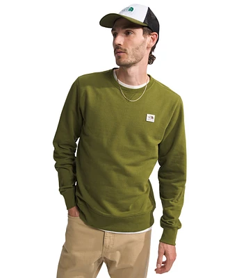 Men's Heritage Patch Crew Forest Olive