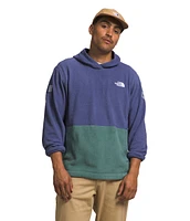 Men's Pali Pile Fleece Hoody Cave Blue Dark Sage Mandarin