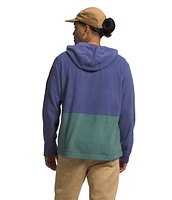 Men's Pali Pile Fleece Hoody Cave Blue Dark Sage Mandarin