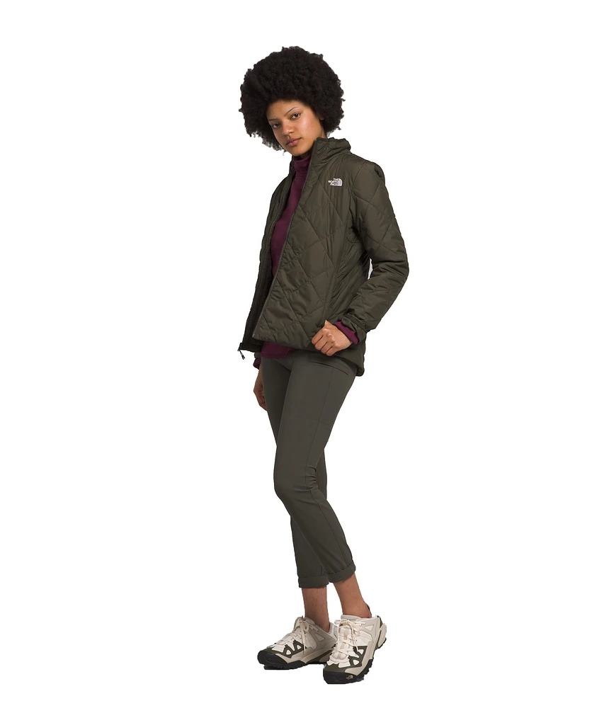 W Shady Glade Insulated Jacket New Taupe Green