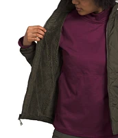 W Shady Glade Insulated Jacket New Taupe Green