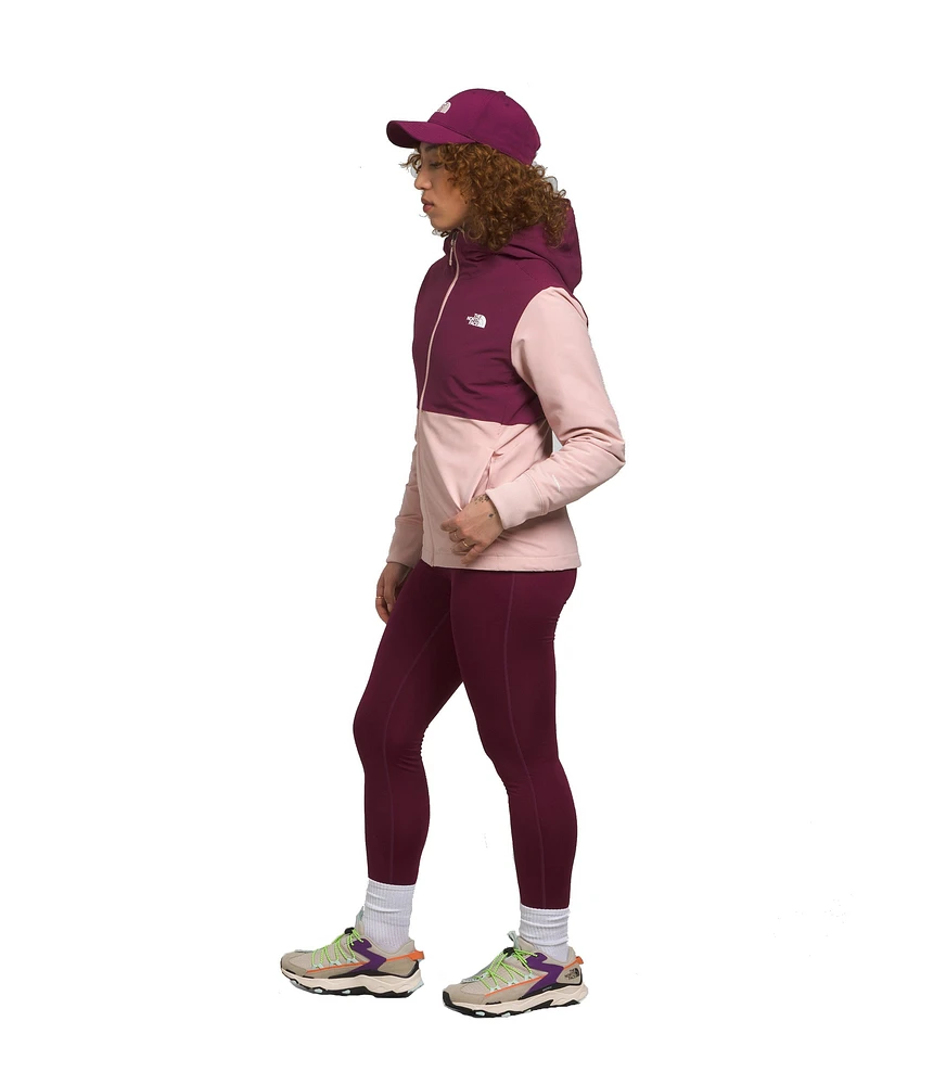 Women's Shelbe Raschel Hoodie Pink Moss Boysenberry