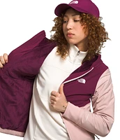 Women's Shelbe Raschel Hoodie Pink Moss Boysenberry