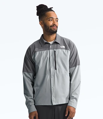 Men's First Trail Upf LS Shirt High Rise Grey Smoked Pearl