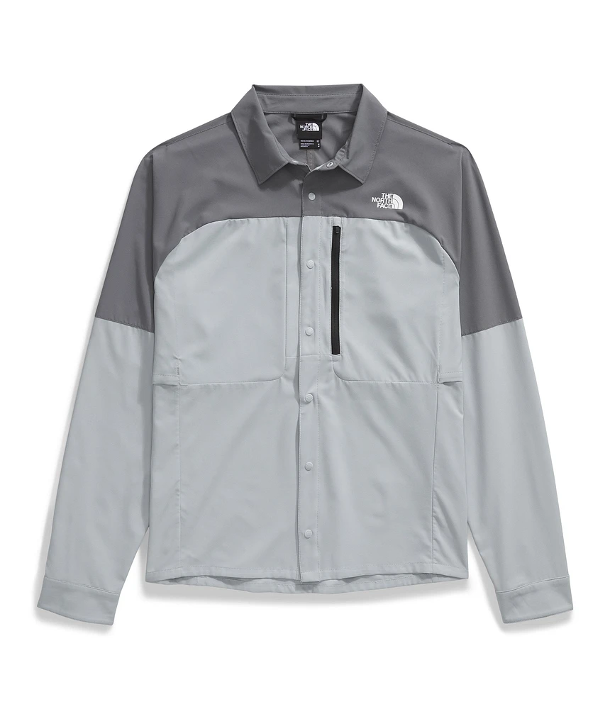 Men's First Trail Upf LS Shirt High Rise Grey Smoked Pearl