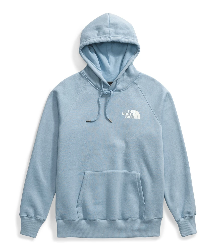 W Places We Love Hoodie Steel Blue TNF White