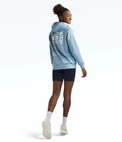W Places We Love Hoodie Steel Blue TNF White