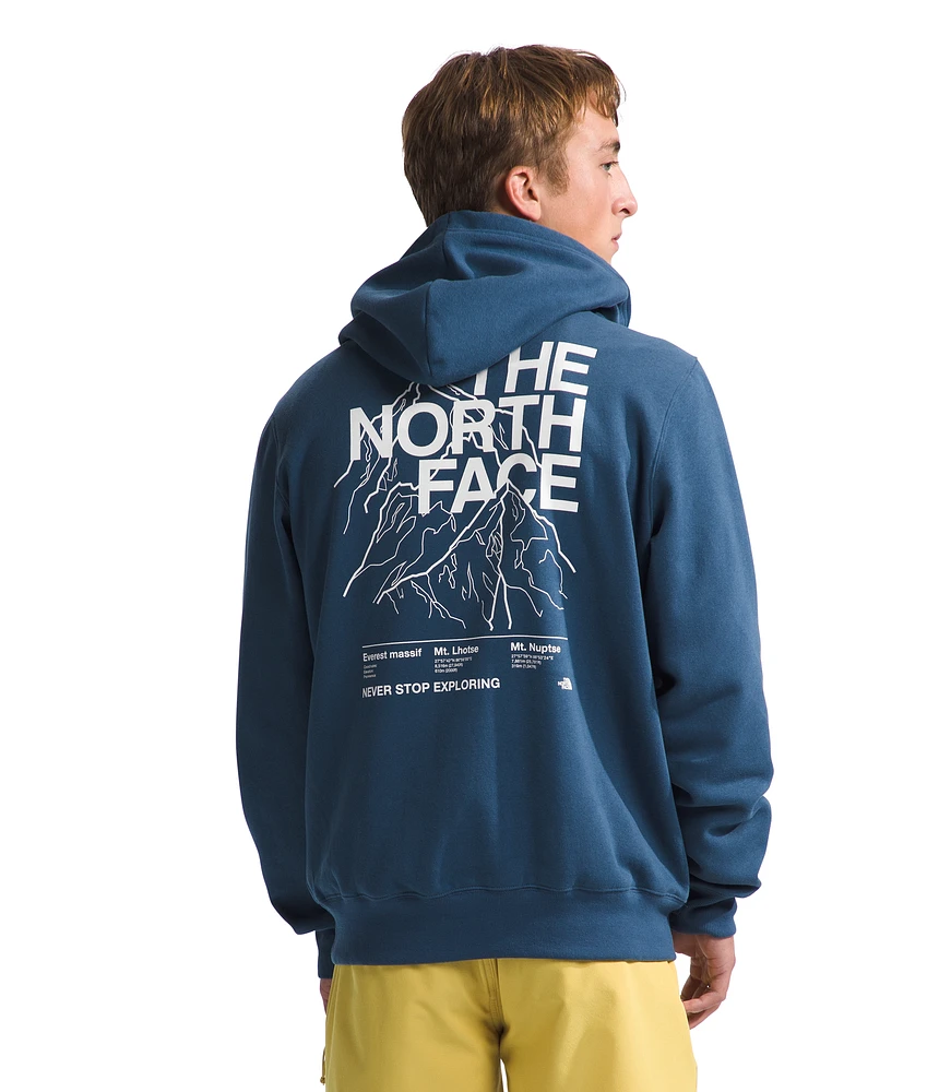 Men's Places We Love Hoodie Shady Blue TNF White