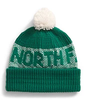 Retro Cabin Beanie Evergreen White Dune