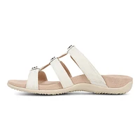 Amber Pearl Slide White