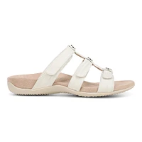 Amber Pearl Slide White