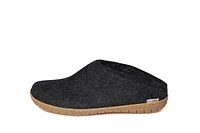 Slip On Rubber Sole Natural Charcoal