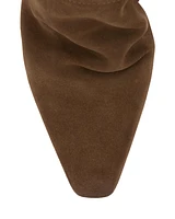 Carlie-reishi - Silky Suede Brown