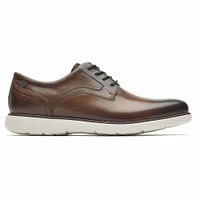 Garett Plain Toe Brown Wide