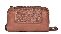 Lusso X-body Wallet Bag Cognac