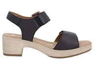 Black Heeled Sandal