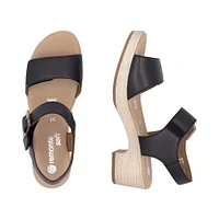 Black Heeled Sandal