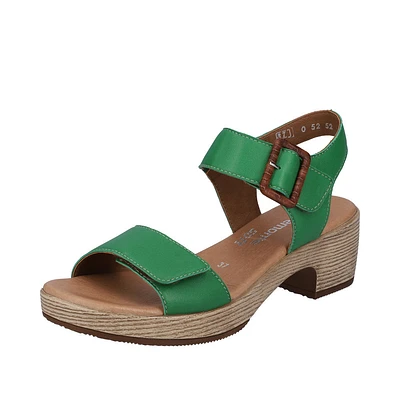 Green Heeled Sandal