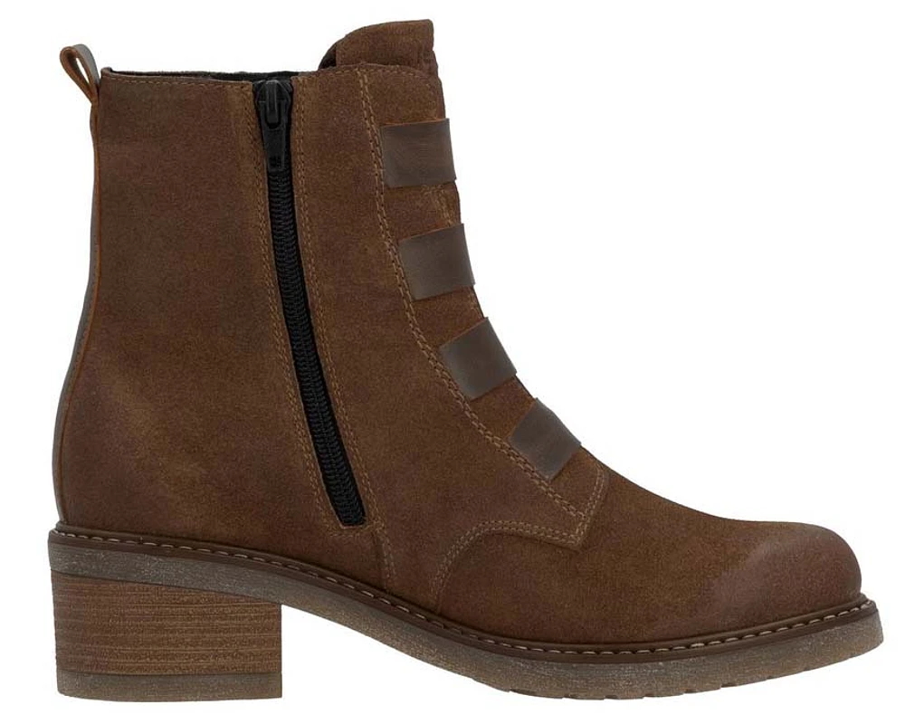 Brown Side Zip Boot