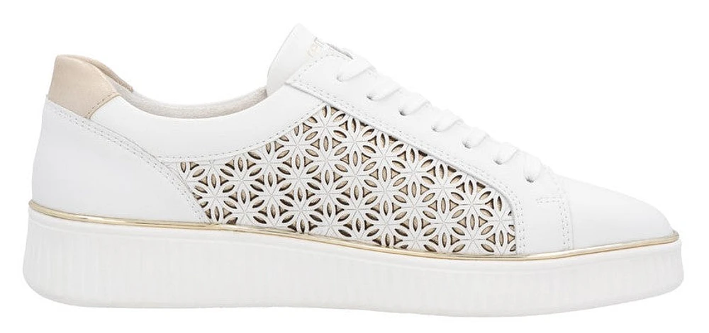 White Lace Up