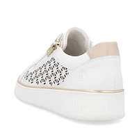 White Lace Up