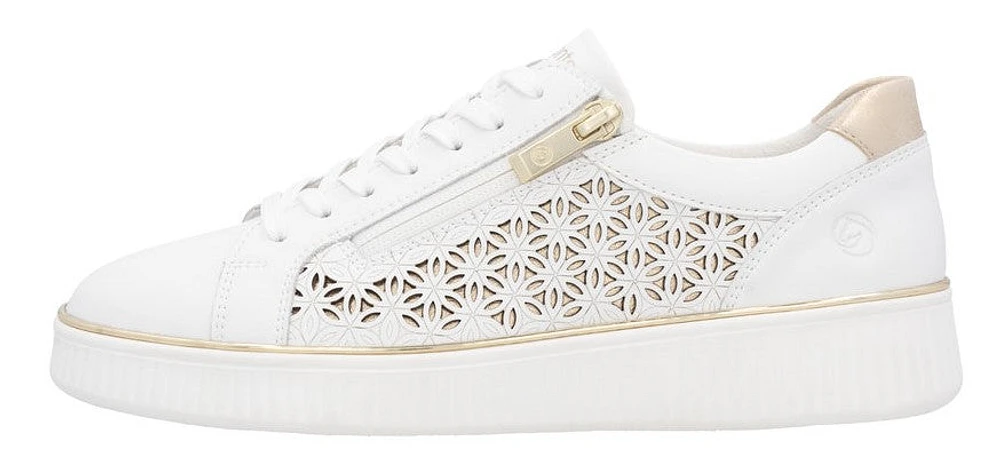 White Lace Up