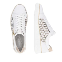White Lace Up