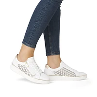 White Lace Up