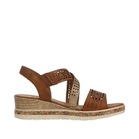 Muskat Wedge Strappy Sandal