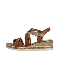 Muskat Wedge Strappy Sandal