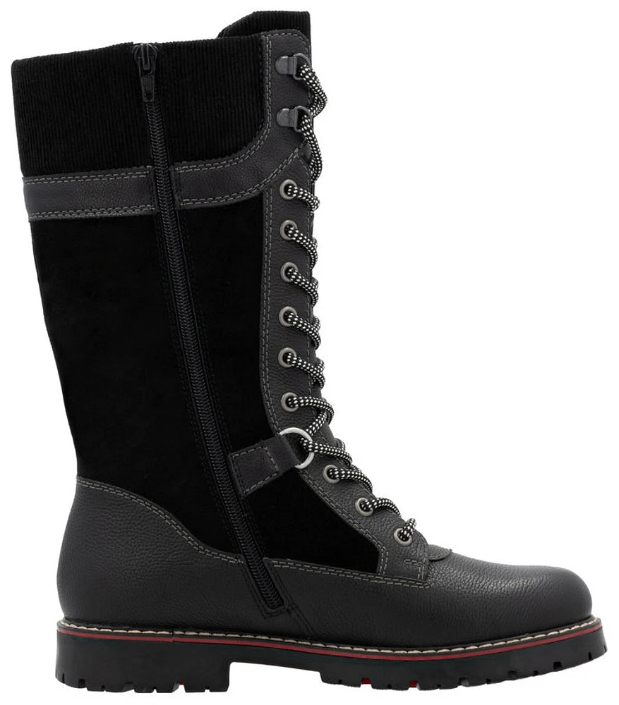 Tall Black Flip Grip Boot