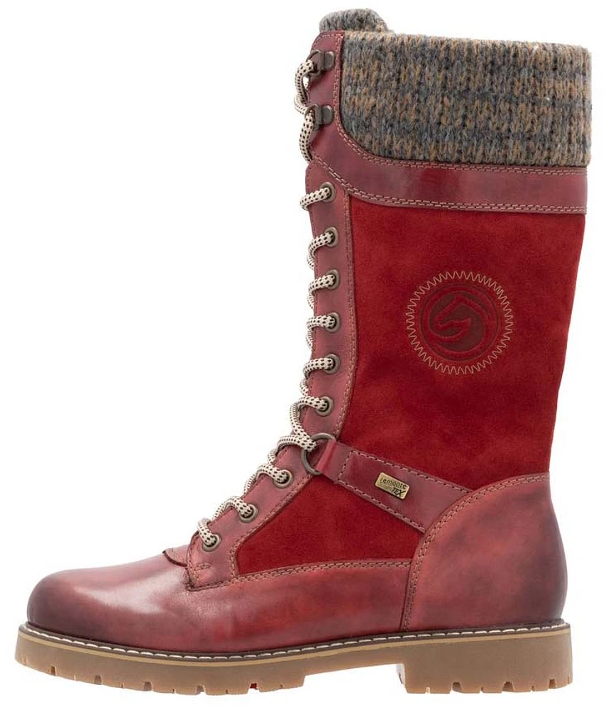 Tall Red Flip Grip Boot