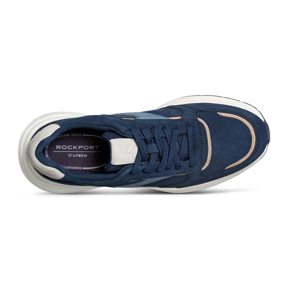 Harrison2 Laceup Blue Wide