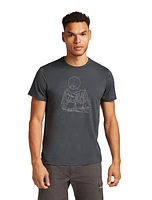 M Merino 150 Tech Lite SS Tee Sunset Camp Obsidian