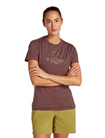 W Merino 150 Tech Lite SS Tee Sunrise Summit Carob