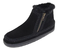 Double Zipper Bootie Black
