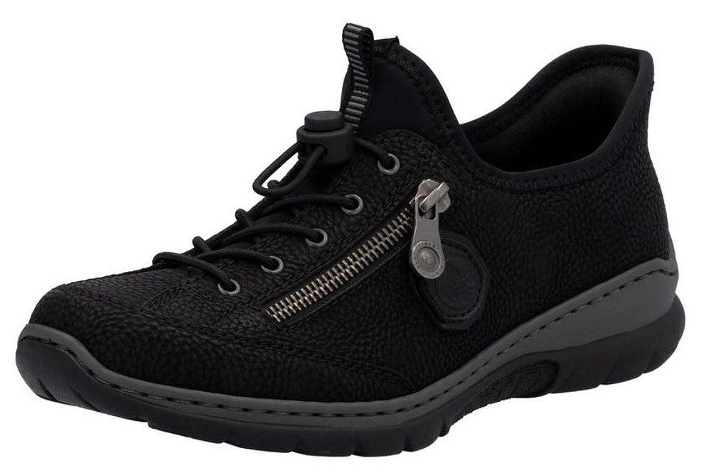 Black Toggle Lace Up