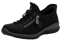 Black Toggle Lace Up
