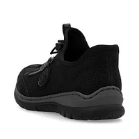 Black Toggle Lace Up