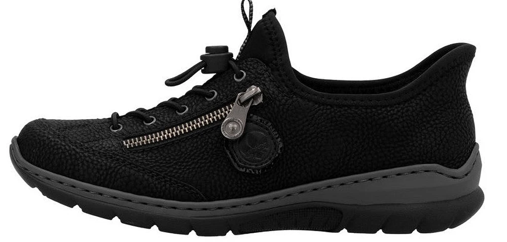Black Toggle Lace Up