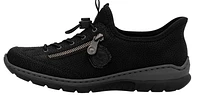 Black Toggle Lace Up