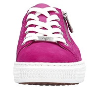 Fuchsia Lace Up