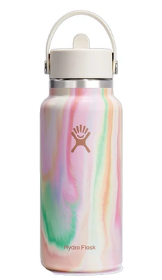32oz Wide Mouth With Flex Straw Cap Sugar Rush
