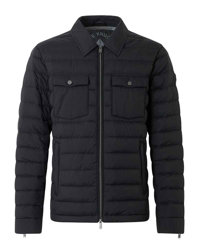 Air Down Ashton Shirt Jacket Black