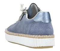 LT Blue Lace Up