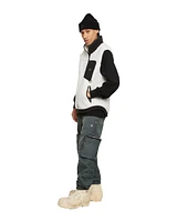 Saglek Vest Ivory Black