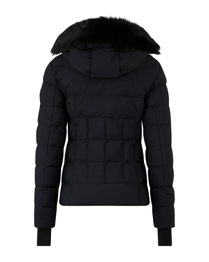 Betta Jacket Shearling Gold Black With