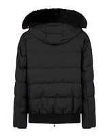 Cloud Bomber Shearling Gold Black With