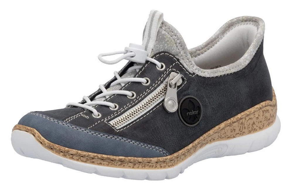 LT Blue Toggle Lace Up