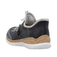 LT Blue Toggle Lace Up